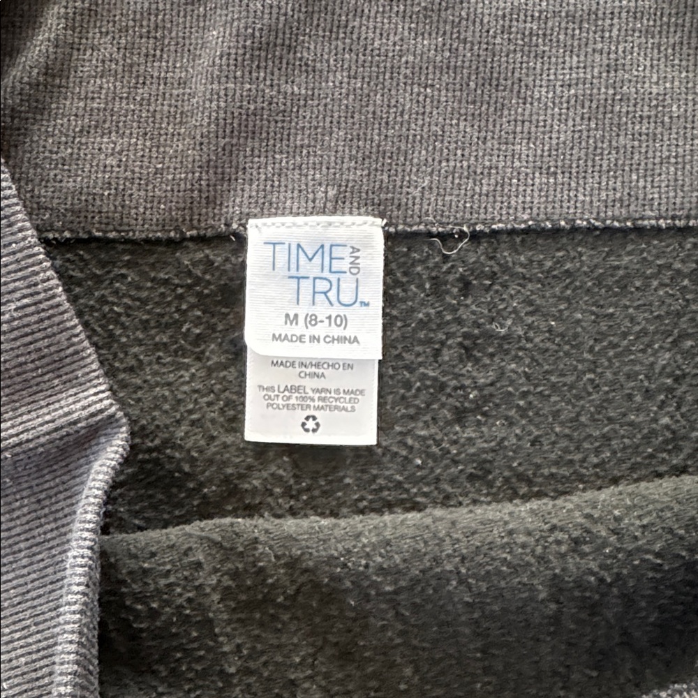 Time and Tru Charcoal Textured Leggings - Picture 2 of 4